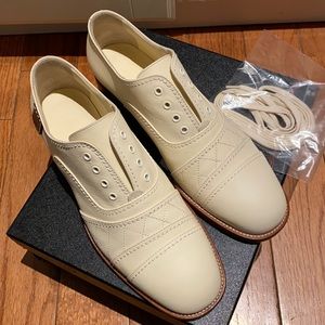 Chanel Lace up white new